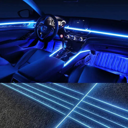 Car Interior Acrylic Guide Fiber Strip & Backlight Ambient Lights